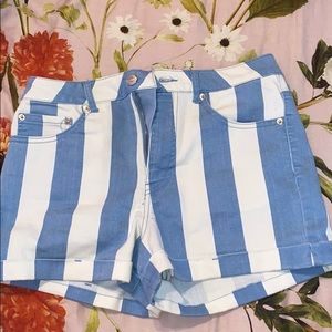 Forever 21 stripe shorts